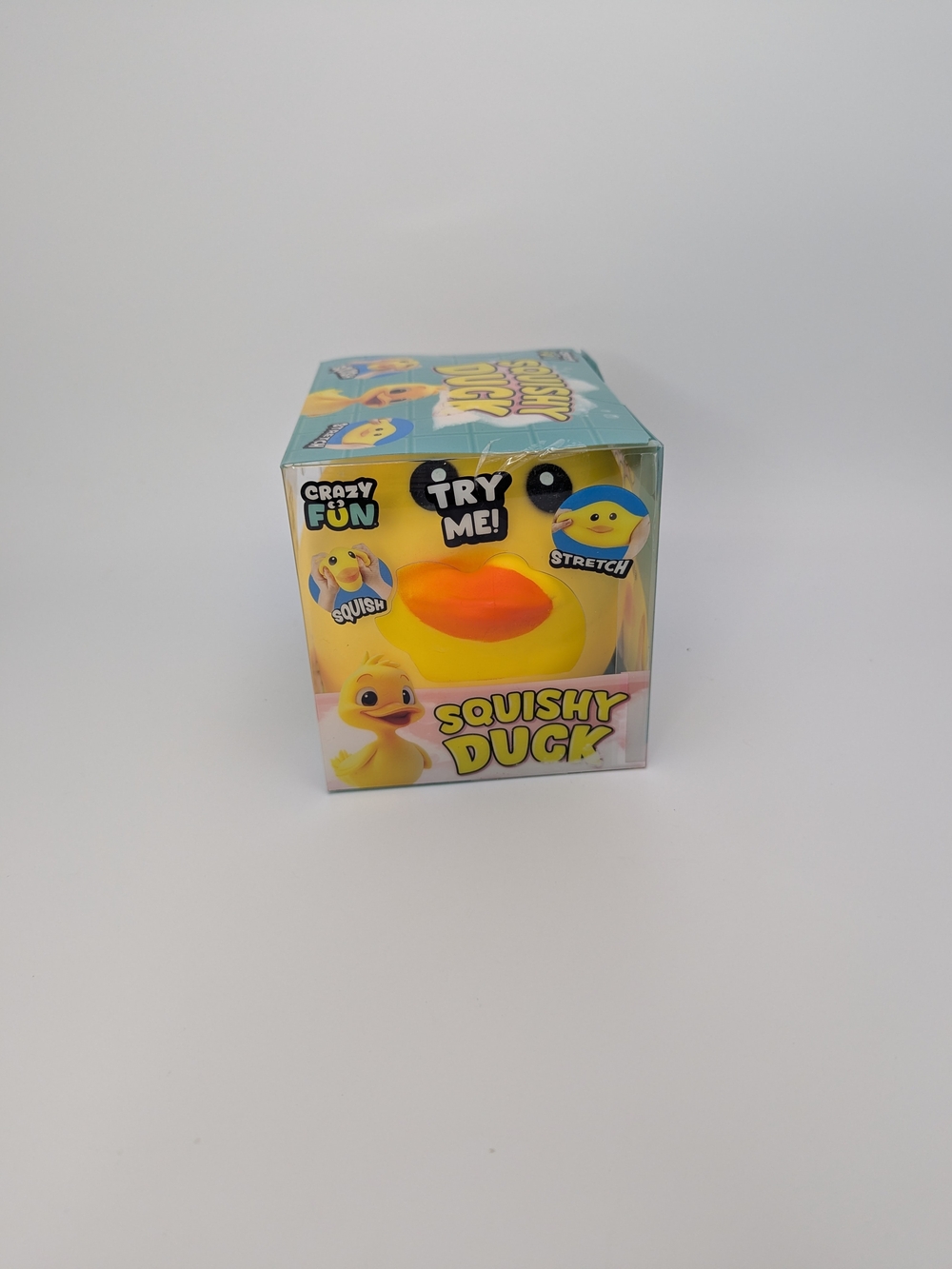 Crazy Fun Squishy Duck Toy - Yellow